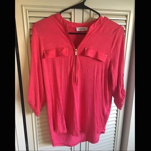 3/4 sleeve Calvin Klein top